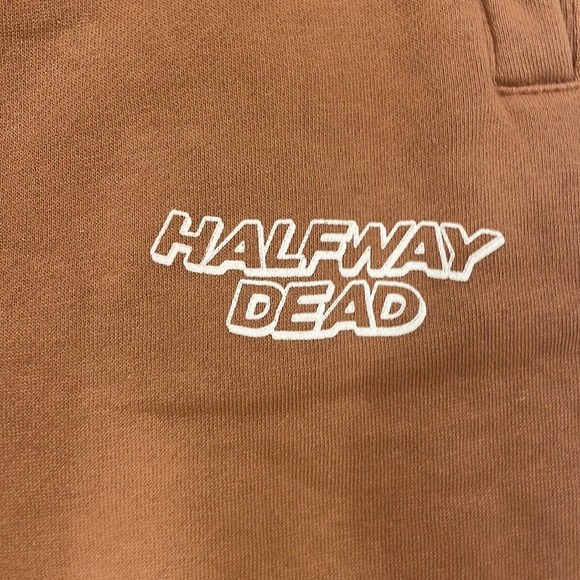 Halfway Dead Men’s Sweat Shorts Large - Picture 2 of 7